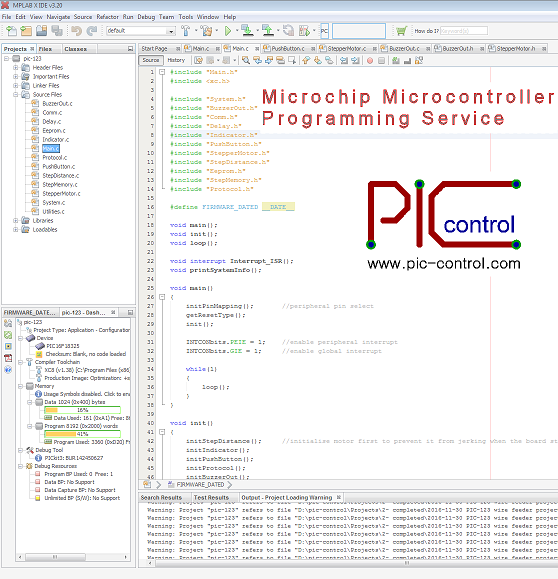 Microchip Microcontroller Programming Service